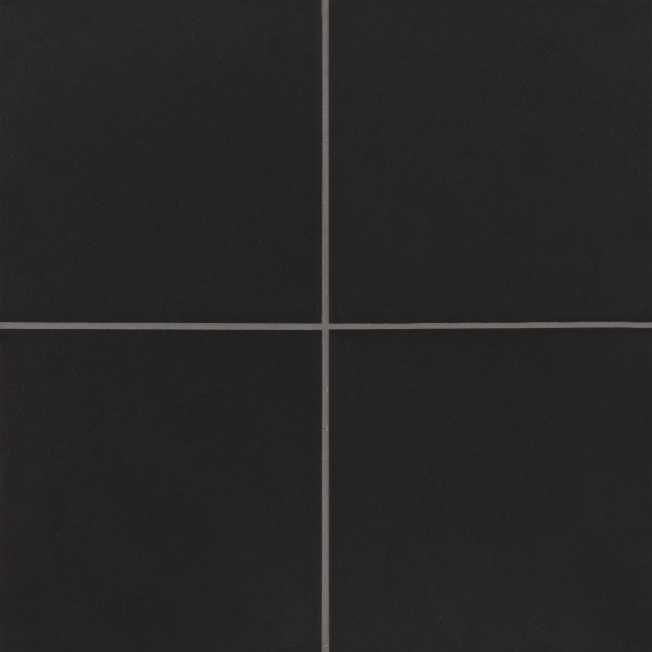 Rothko Glazed Ceramic Field Tile 9X9 Black Matte