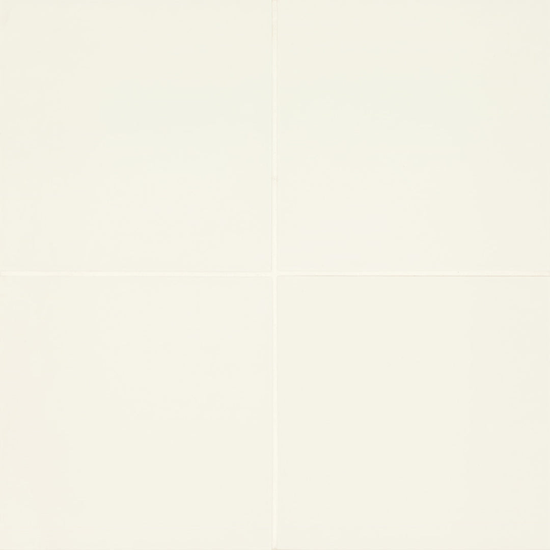 Flat lay of Rothko White 9X9 Matte Glazed Ceramic, presenting a crisp white hue with a refined matte glaze for a clean, minimalist style.