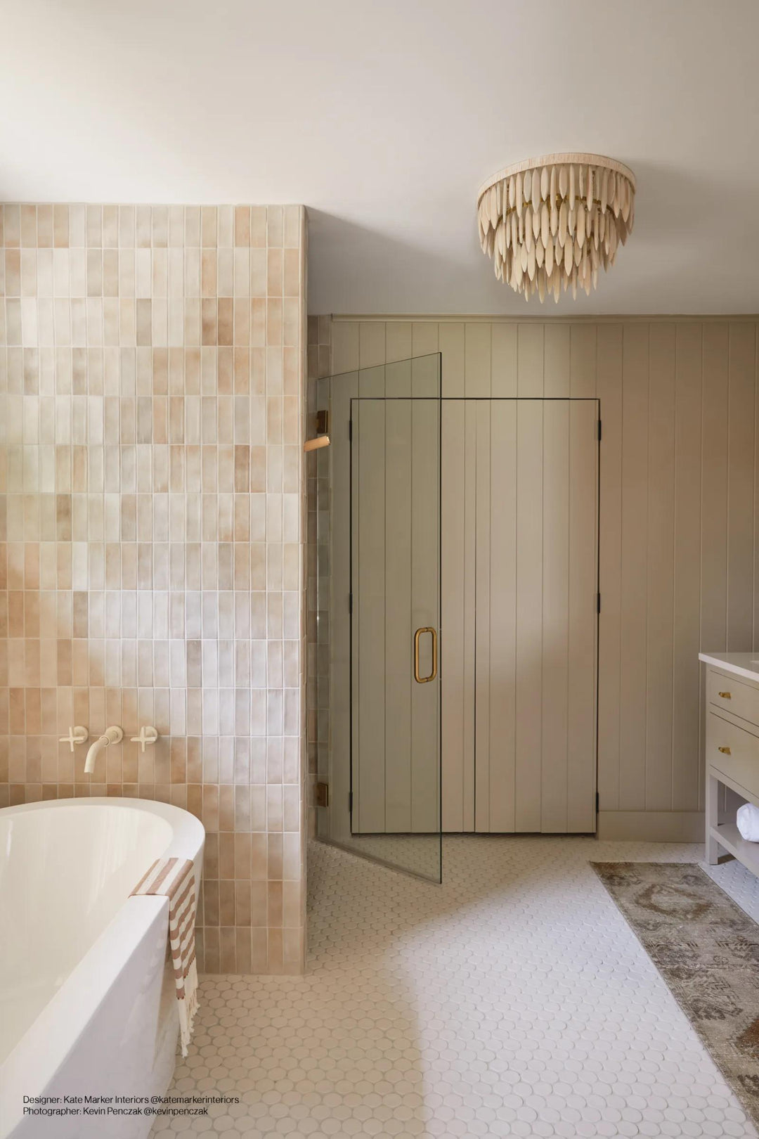 Makoto Shoji White 2" round matte porcelain mosaic exudes simplicity and harmony, offering a minimalist yet refined surface for a serene atmosphere.