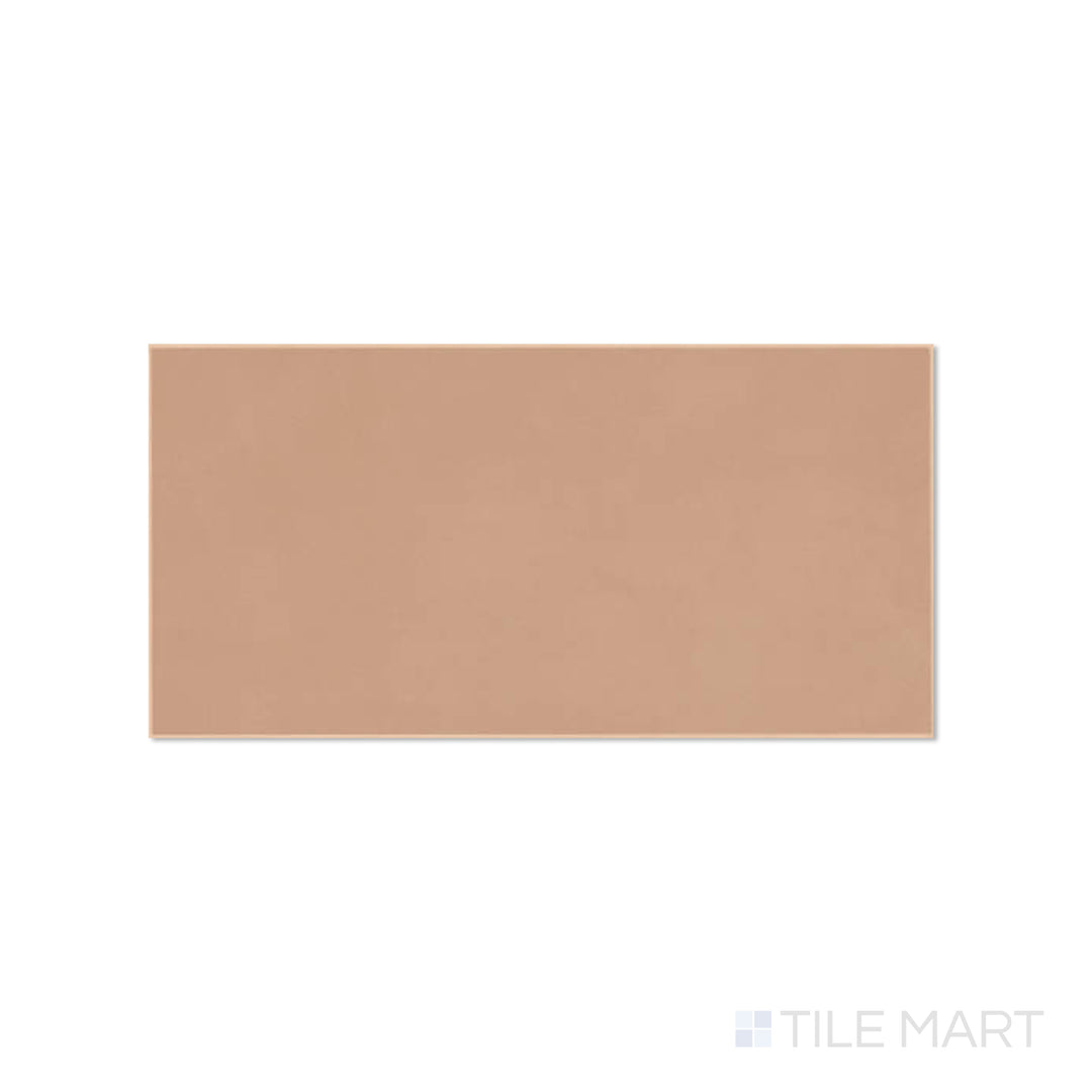 Top view of Sahara Cotto 12x24 matte porcelain tile, highlighting warm terracotta tones and a natural stone texture.