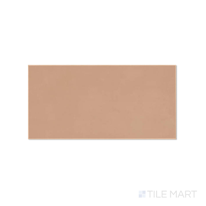 Top view of Sahara Cotto 12x24 matte porcelain tile, highlighting warm terracotta tones and a natural stone texture.