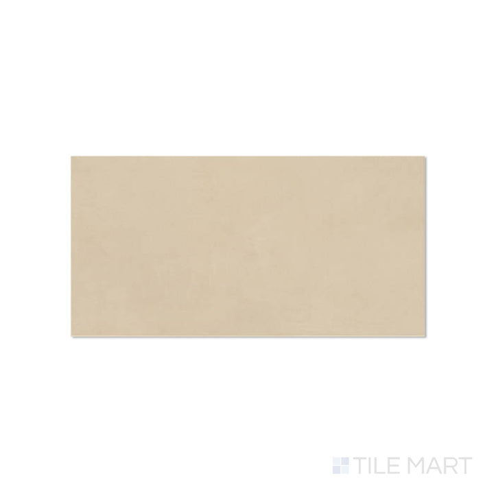 Sahara Ecru 12x24 matte porcelain tile captured from above, showcasing a creamy neutral tone ideal for minimalist spaces.