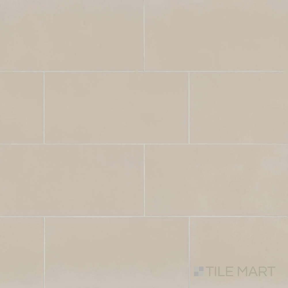 Sahara Grey 12x24 matte porcelain tile overview showcasing modern grey tones with understated stone veining.