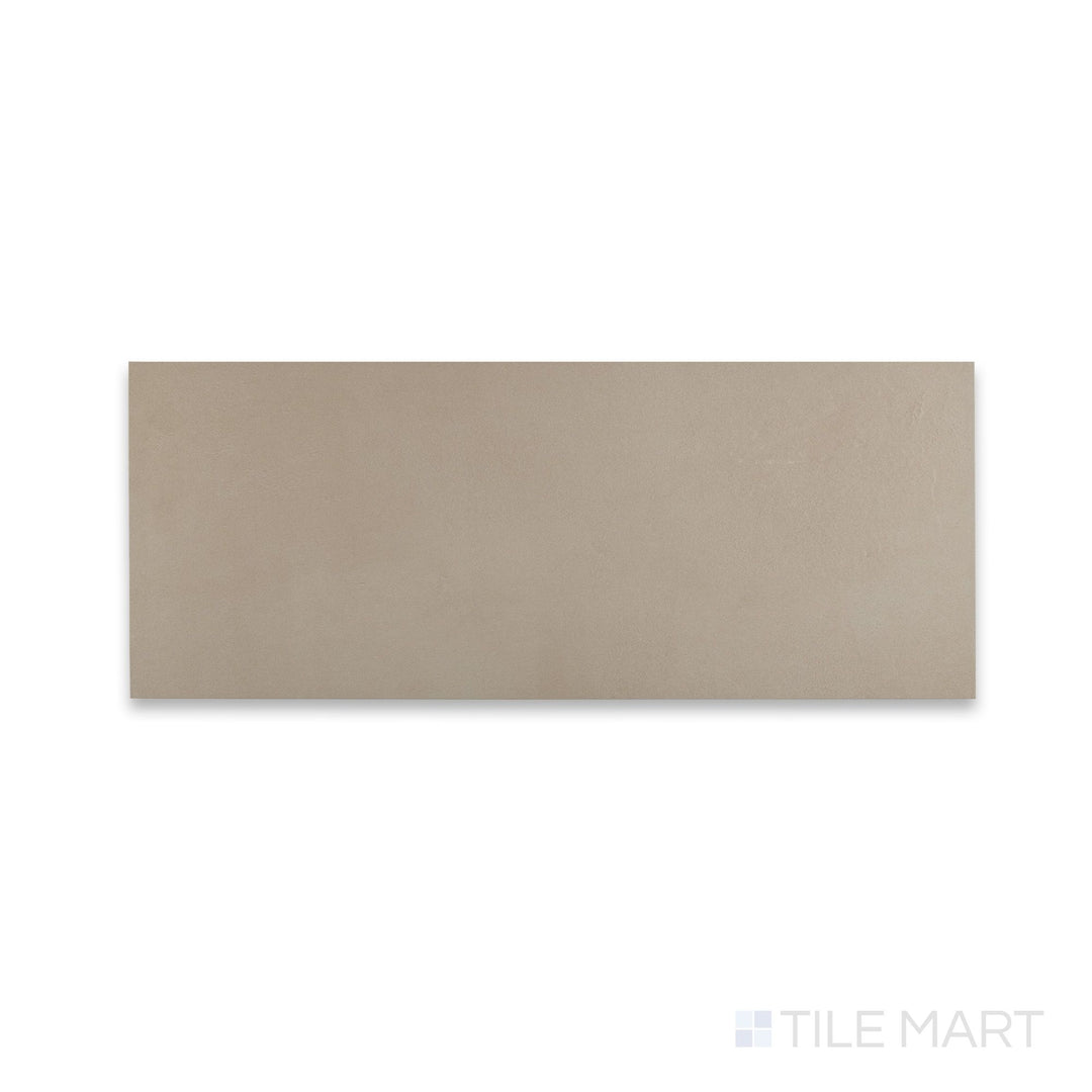 Full-piece view of Sahara Taupe 12x24 matte porcelain tile with soft neutral texture and clean lines
