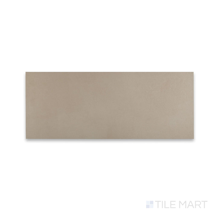 Full-piece view of Sahara Taupe 12x24 matte porcelain tile with soft neutral texture and clean lines