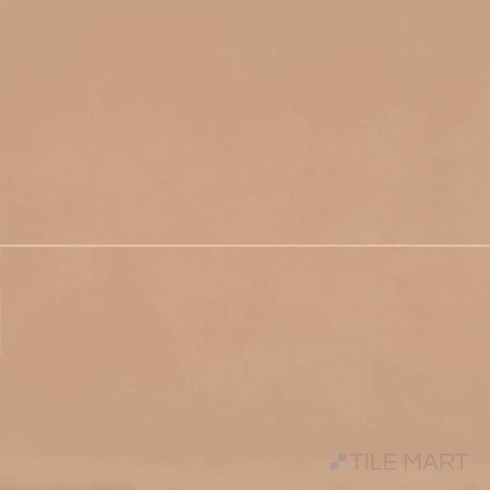 Overview of Sahara Cotto 24x48 matte porcelain tile in a larger format, ideal for open spaces needing warm, rustic terracotta tones.