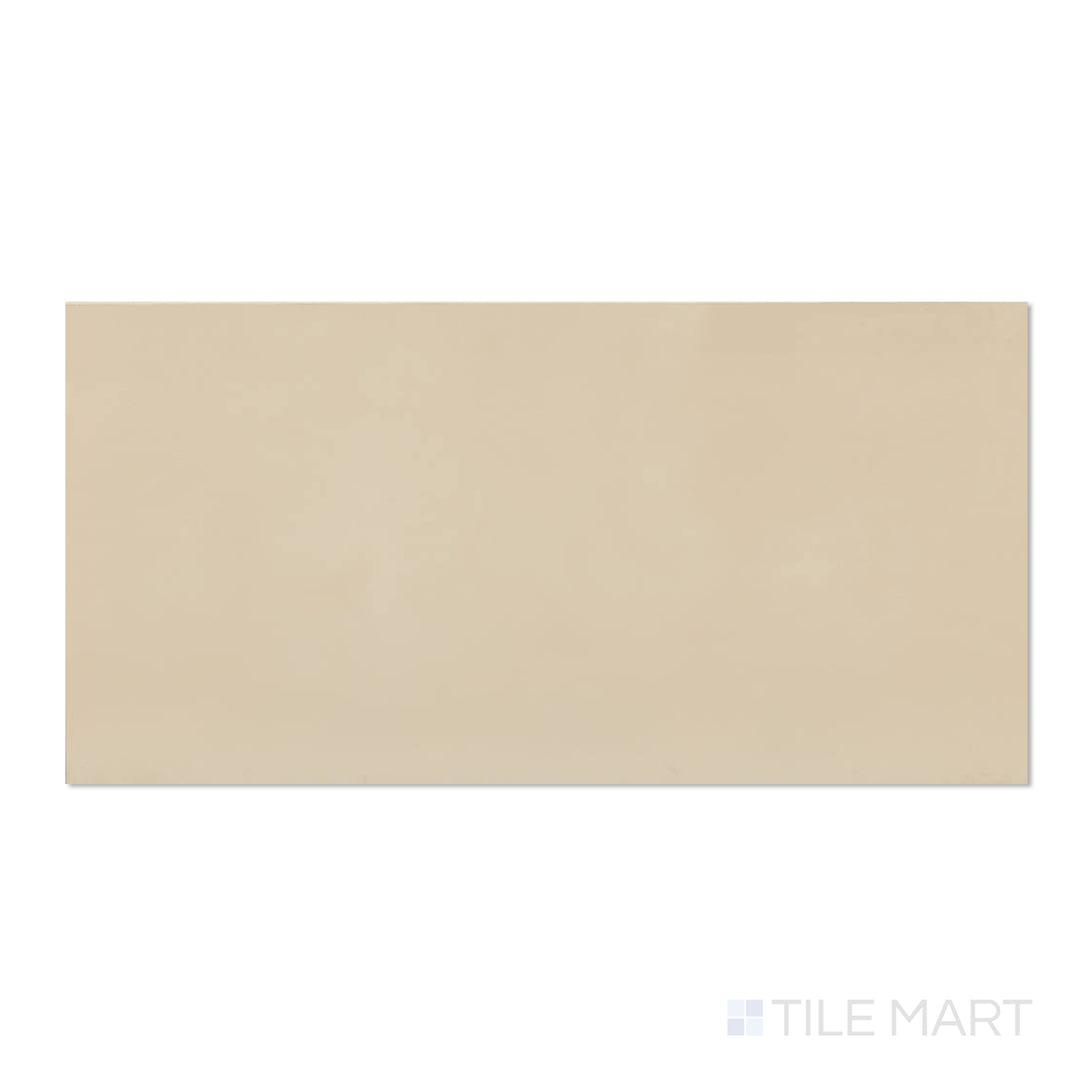 Flat lay of Sahara Ecru 24x48 matte porcelain tile, showcasing a creamy neutral shade ideal for modern minimalist design.