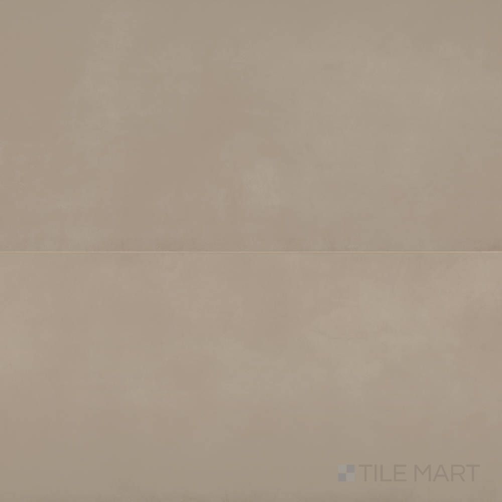 Overview of Sahara Taupe 24x48 matte porcelain tile, presenting soft taupe hues and a refined stone-inspired look.