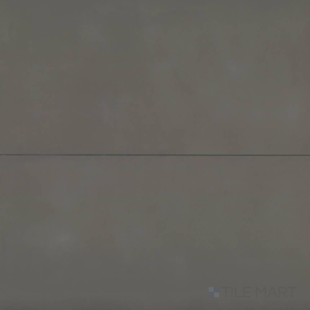 Sahara Dark 24x48 matte porcelain tile displayed in full, highlighting deep charcoal coloring and textured stone visuals.