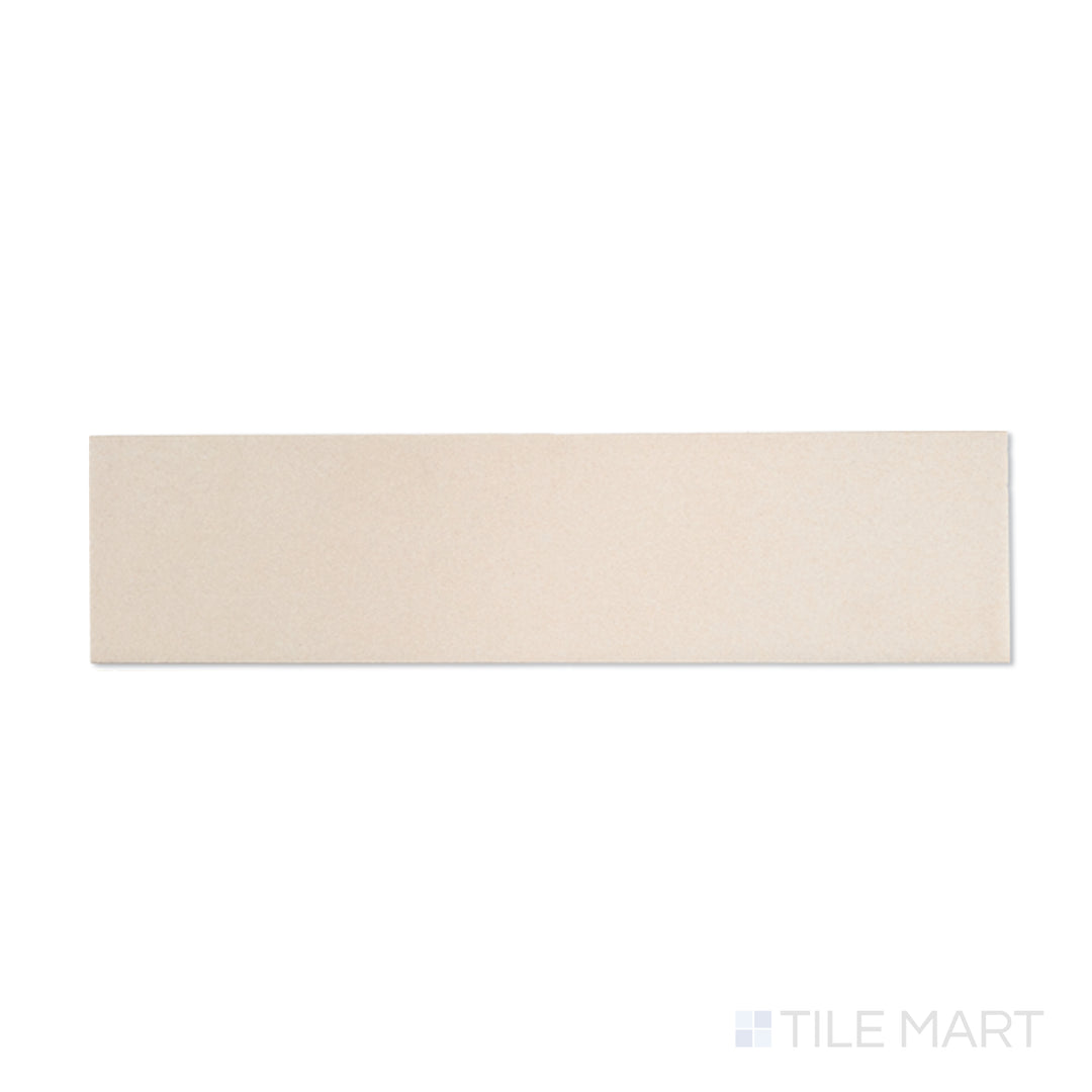 Top view of Sahara White 3x12 matte porcelain tile, featuring a clean white tone ideal for modern backsplashes or walls.