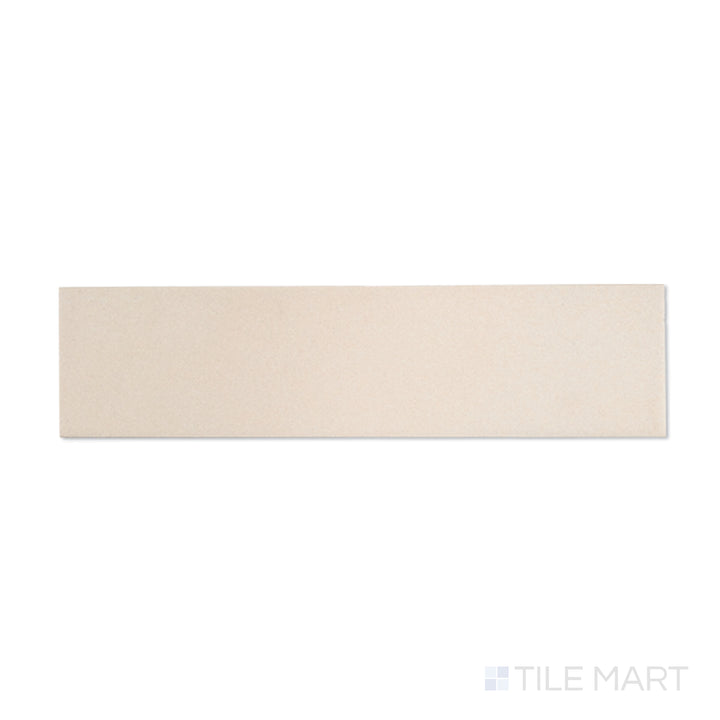 Top view of Sahara White 3x12 matte porcelain tile, featuring a clean white tone ideal for modern backsplashes or walls.