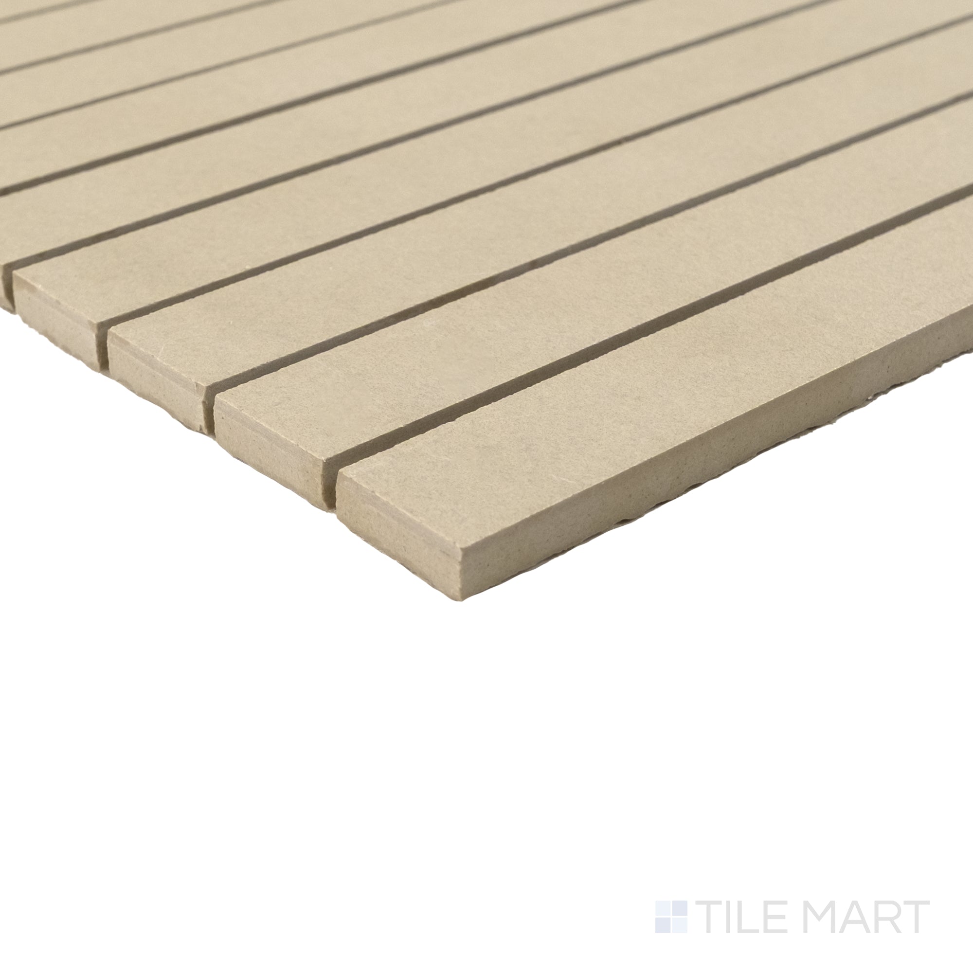 sahara Sahara Ecru 1X12 Stacked Matte Porcelain Mosaic | Tilemart