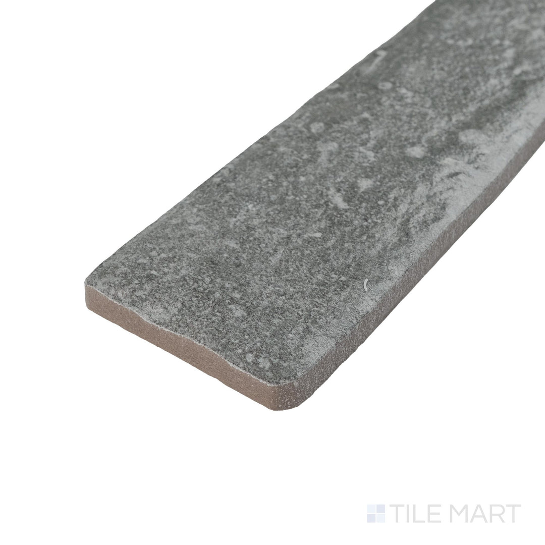 Corner view of Montana Big Sky 2.5x10 matte porcelain tile highlighting soft neutral tones and clean edges