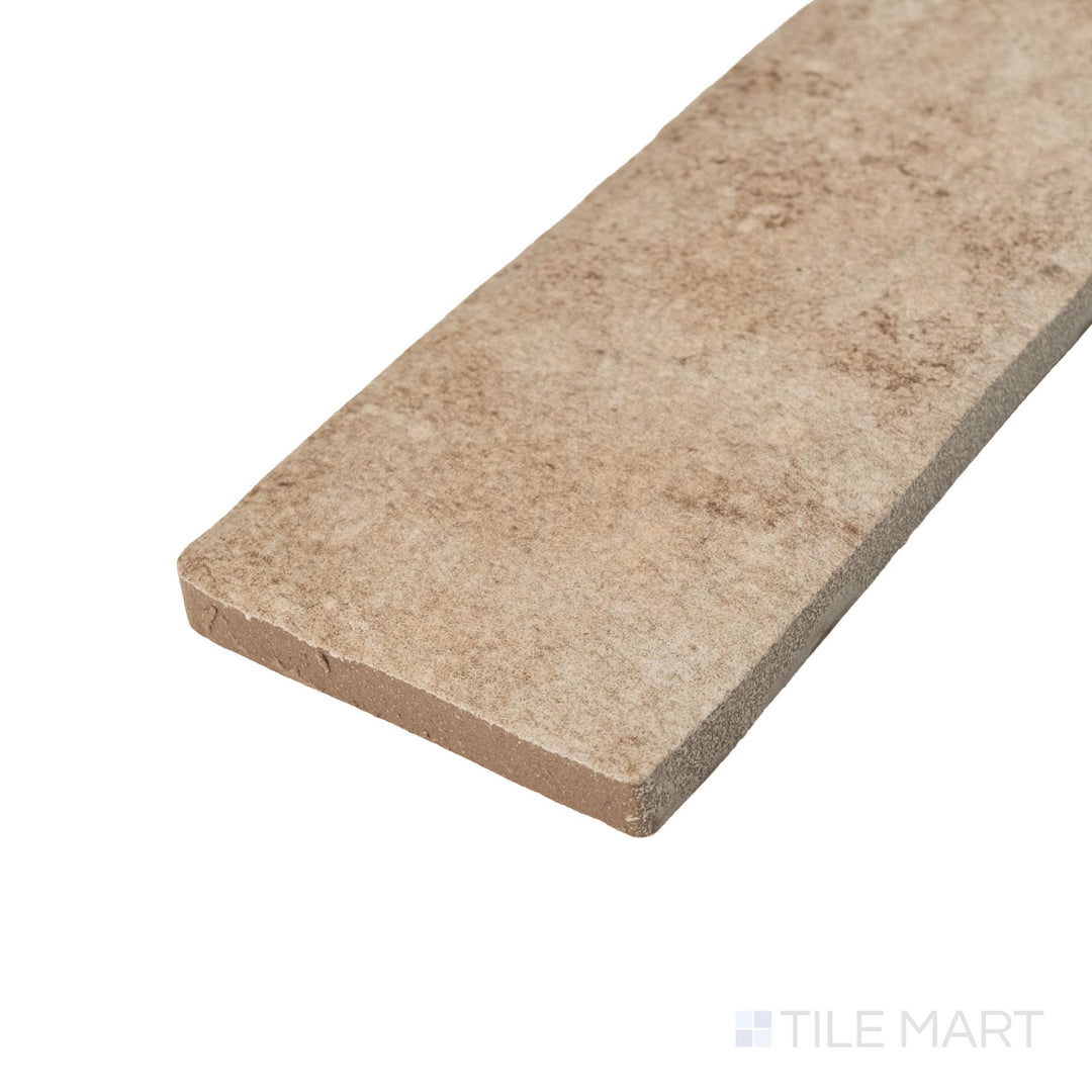 Montana Flathead 2.5x10 matte porcelain tile in corner view with gentle variation and refined matte finish