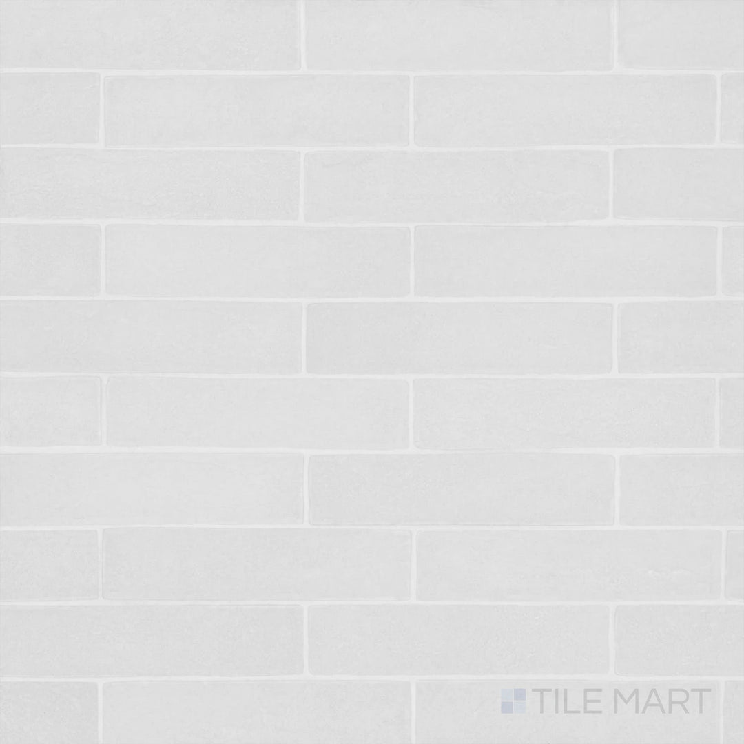 Montana Glacier 2.5x10 matte porcelain tile with cool tones and a smooth contemporary surface