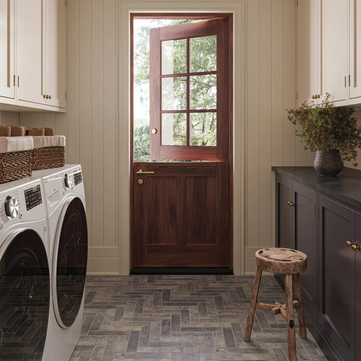 Montana Rock Creek 2.5x10 matte porcelain tile displayed in a relaxed interior with soft surface texture