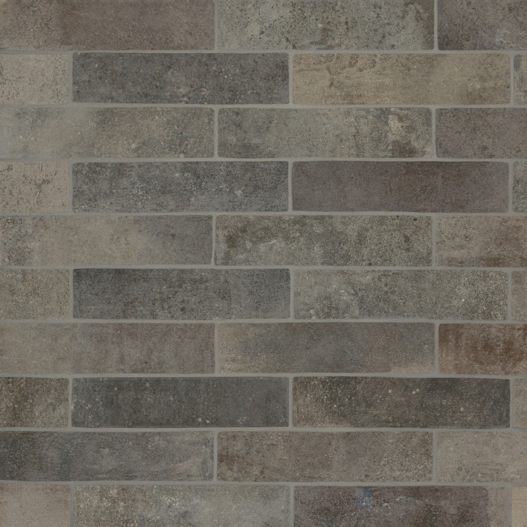 Montana Rock Creek 2.5x10 matte porcelain tile with grounded tones and understated texture
