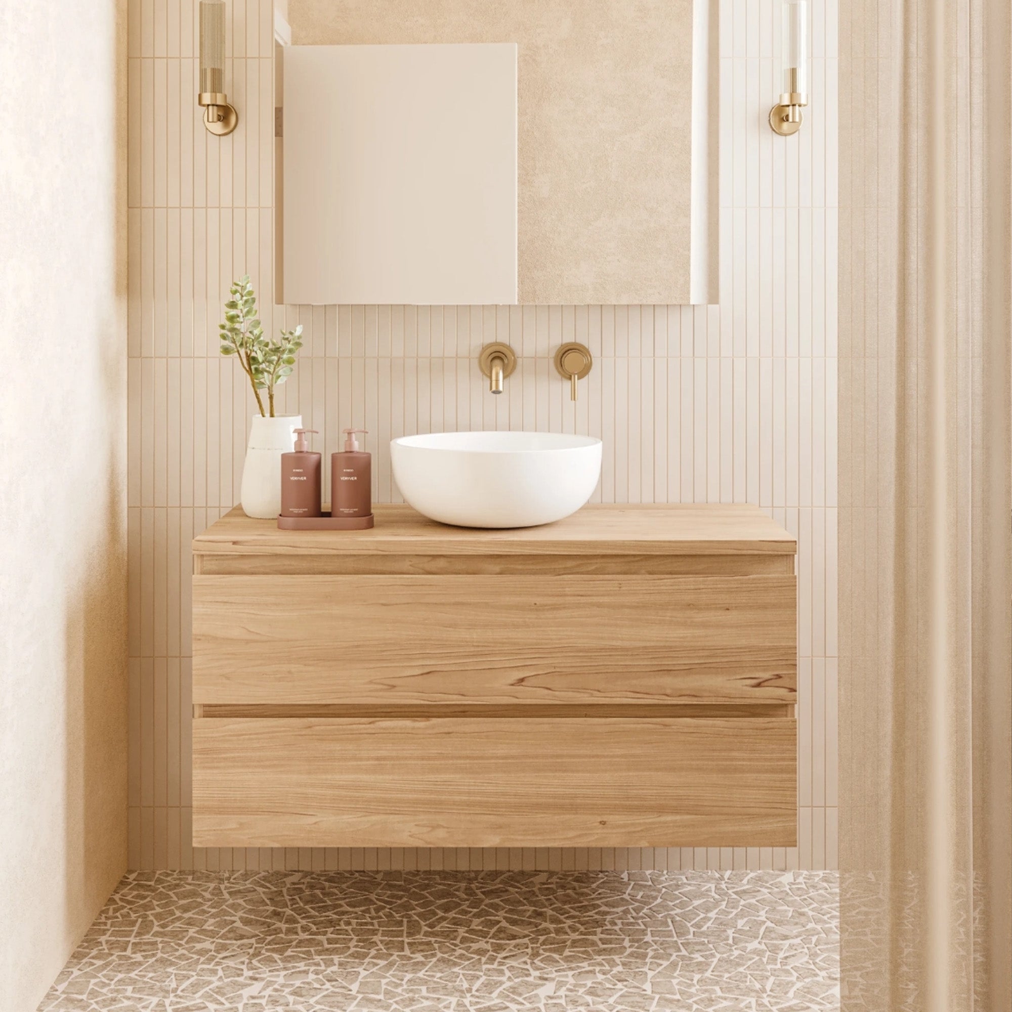Frammenta Light Grey Palladiana Matte Porcelain Mosaic | Tilemart