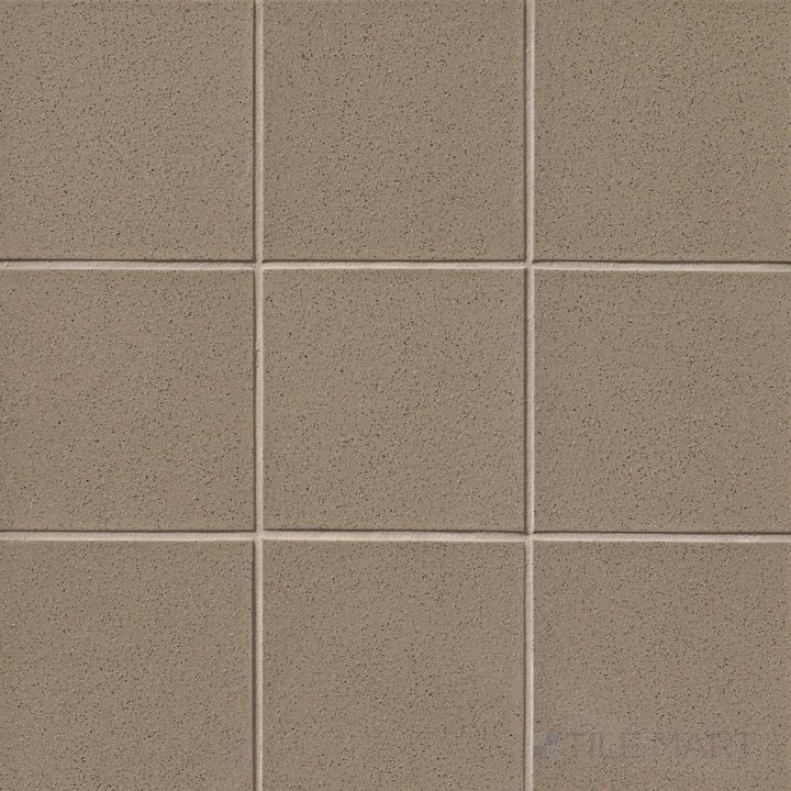 Overview of Metropolitan Puritan Gray 6x6 honed quarry tile, offering a cool industrial tone and durable honed texture.