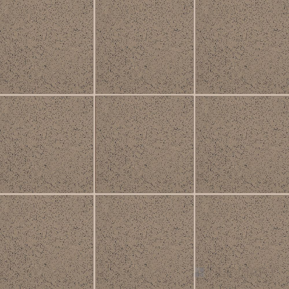 Metropolitan Puritan Gray 6x6 XA abrasive honed quarry tile shown in overview, with a textured surface designed for extra traction.