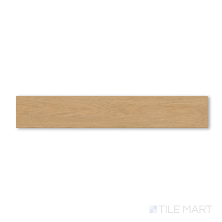 Top-down view of Bordeaux Chambord 7.5x75 engineered hardwood plank in a rich walnut brown tone with natural wood grain and matte finish.