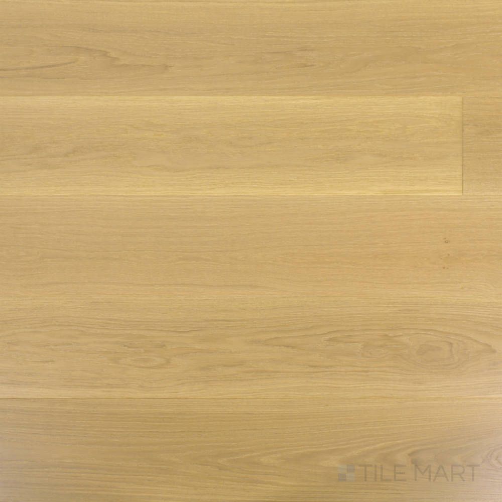 Overview of Maison Deux 9.5x87 engineered hardwood, highlighting natural oak textures in an extra-long plank style.