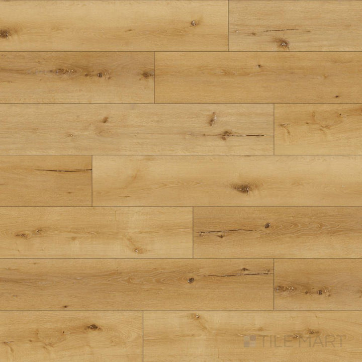 Shorewood Honey 9x60 luxury vinyl plank in full view, featuring warm golden tones and authentic wood grain detail.