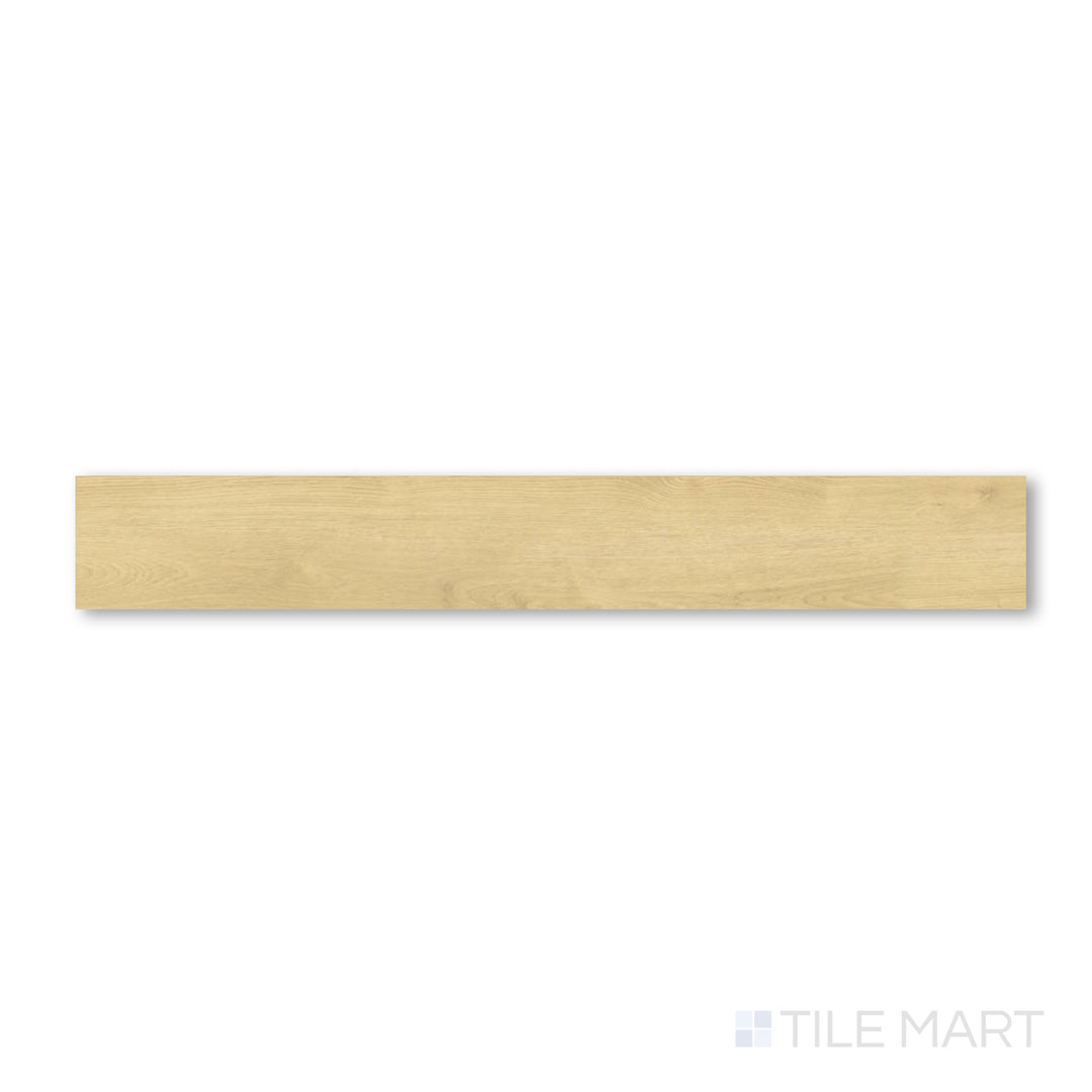 Flat-lay of Shorewood Khaki 9x60 luxury vinyl plank in an earthy neutral beige tone with subtle wood grain impressions for an understated finish.