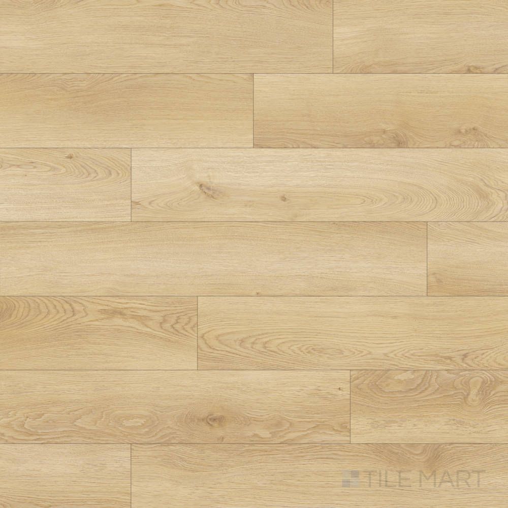 Overview shot of Shorewood Linen 9x60 luxury vinyl plank, offering a light, airy wood tone for minimalist spaces.