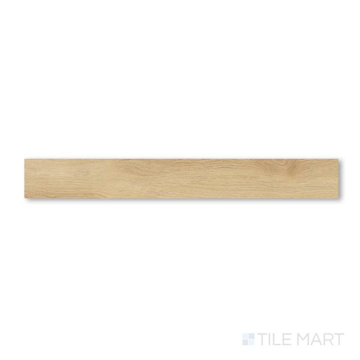 Top-down view of Shorewood Linen 9x60 luxury vinyl plank in a pale gray-beige blend with soft grain lines, offering a light and airy appearance.