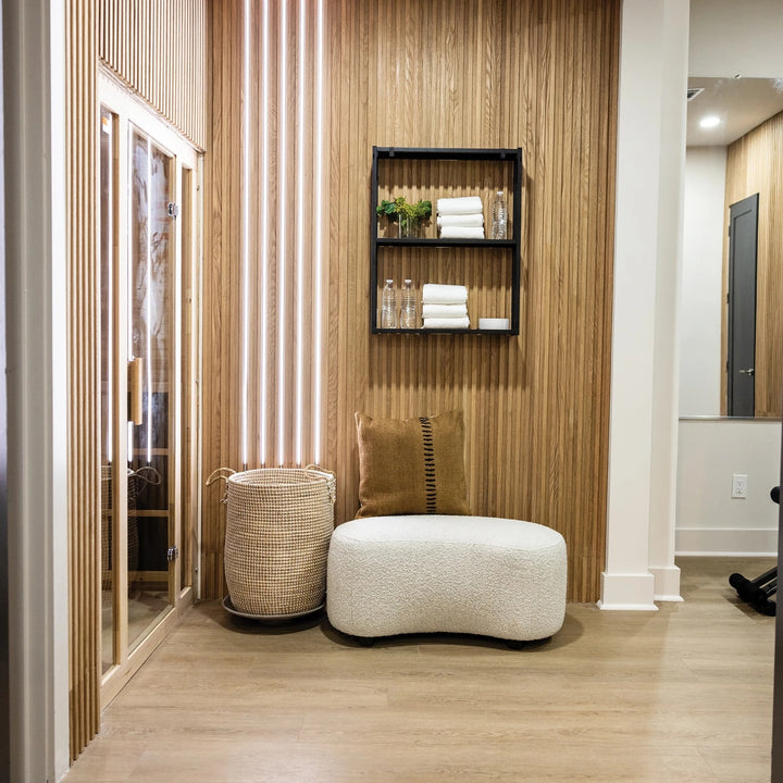 Shorewood Oak 9x60 luxury vinyl plank offers a natural oak appearance with the durability of modern vinyl.