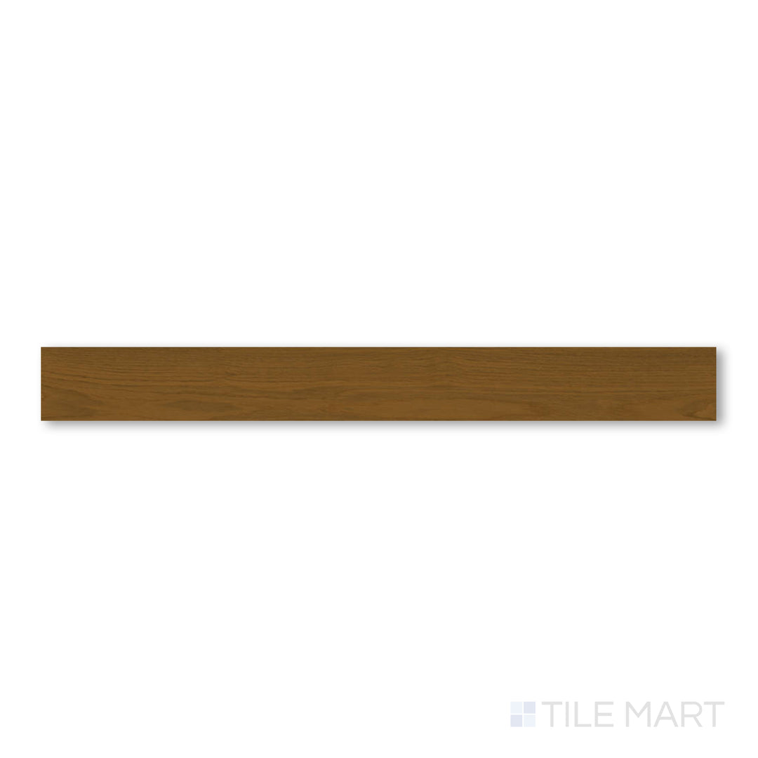 Overhead image of Laguna Cove 9.5x87 engineered hardwood showcasing a soft beige-tan finish with understated wood texture and a matte surface.