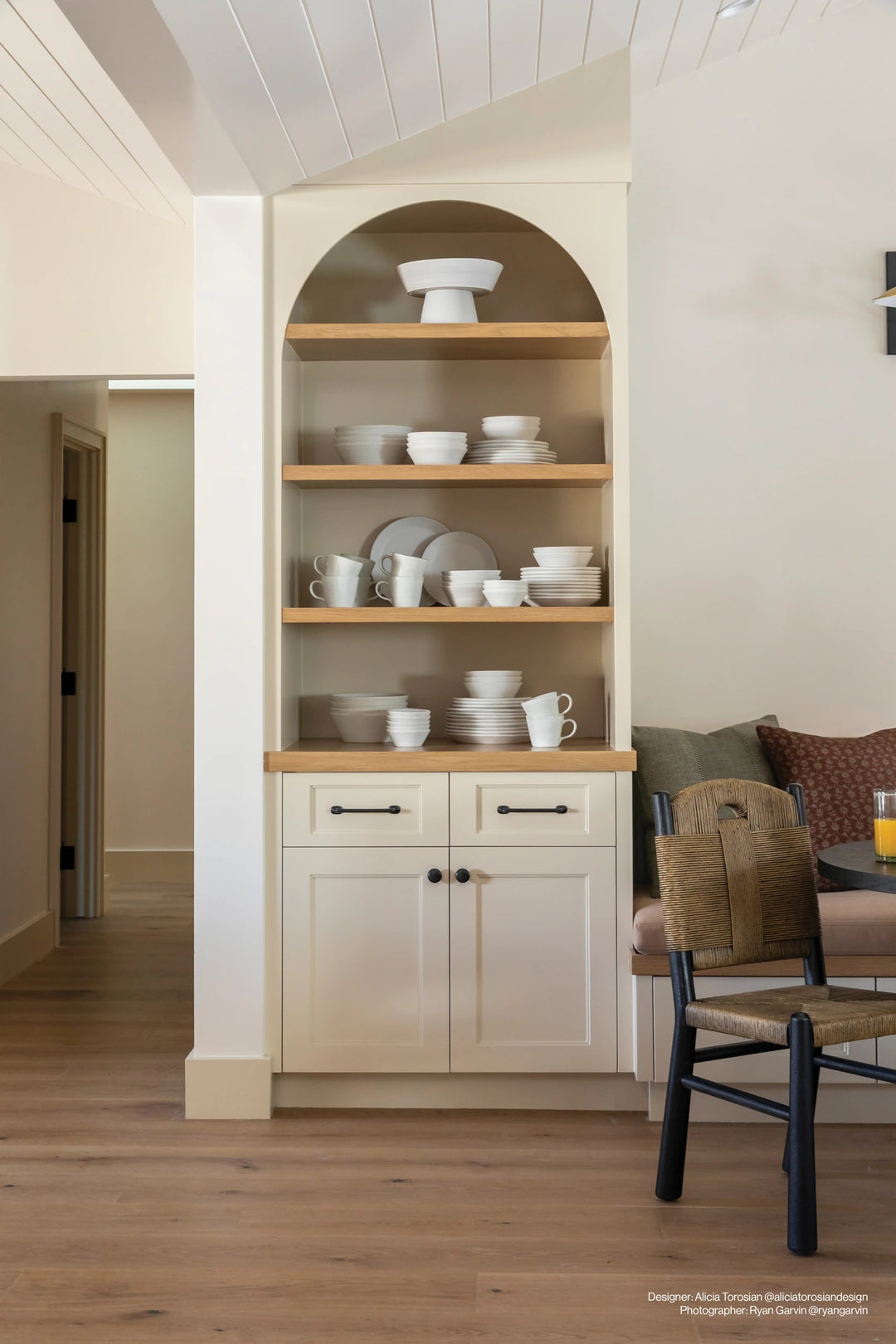 Laguna Dune 9.5x87 engineered hardwood showcases soft grain details and a light, breezy finish ideal for airy spaces.