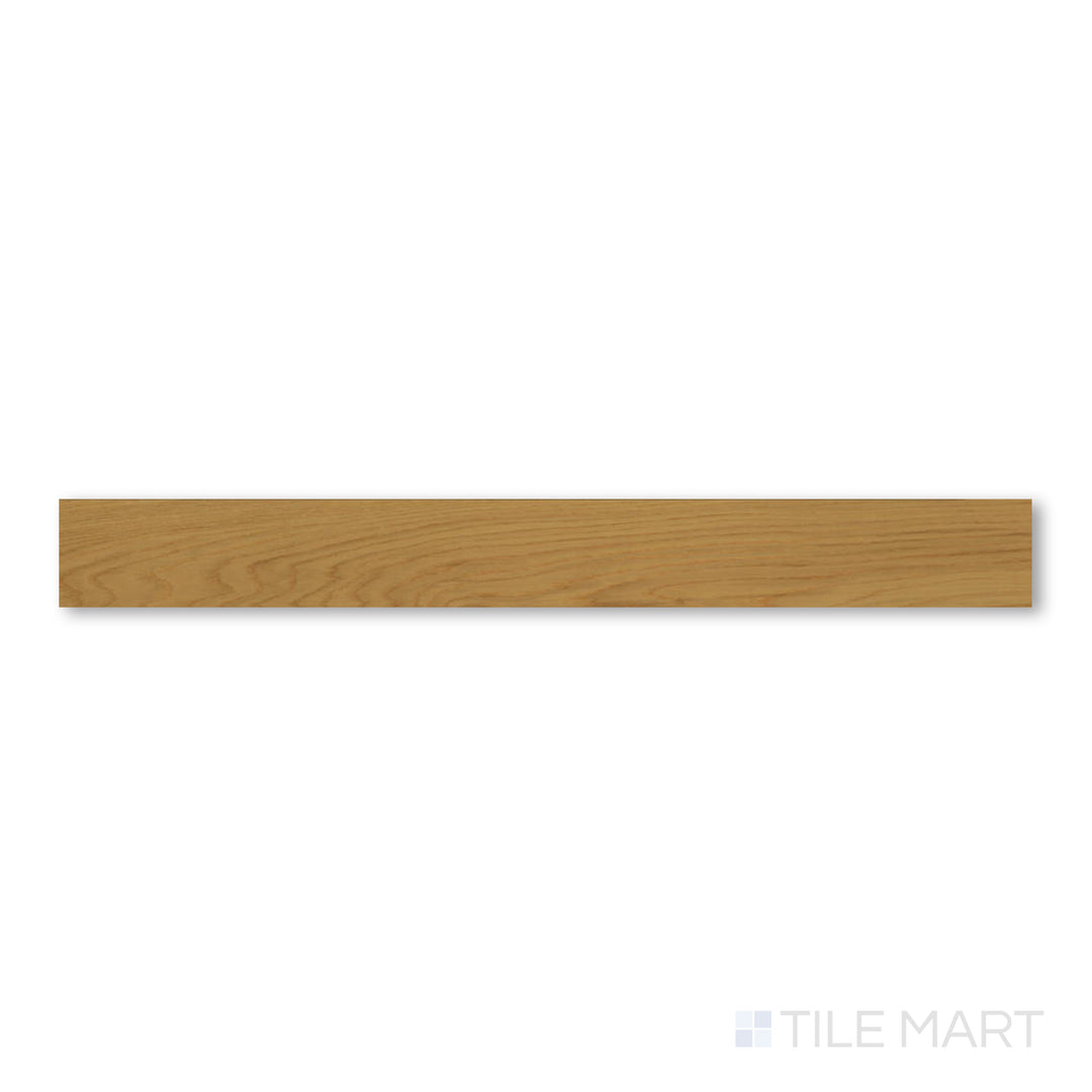 Flat-lay of Laguna Dune 9.5x87 engineered hardwood featuring a light taupe color and elegant straight grain lines, evoking windswept desert tones.