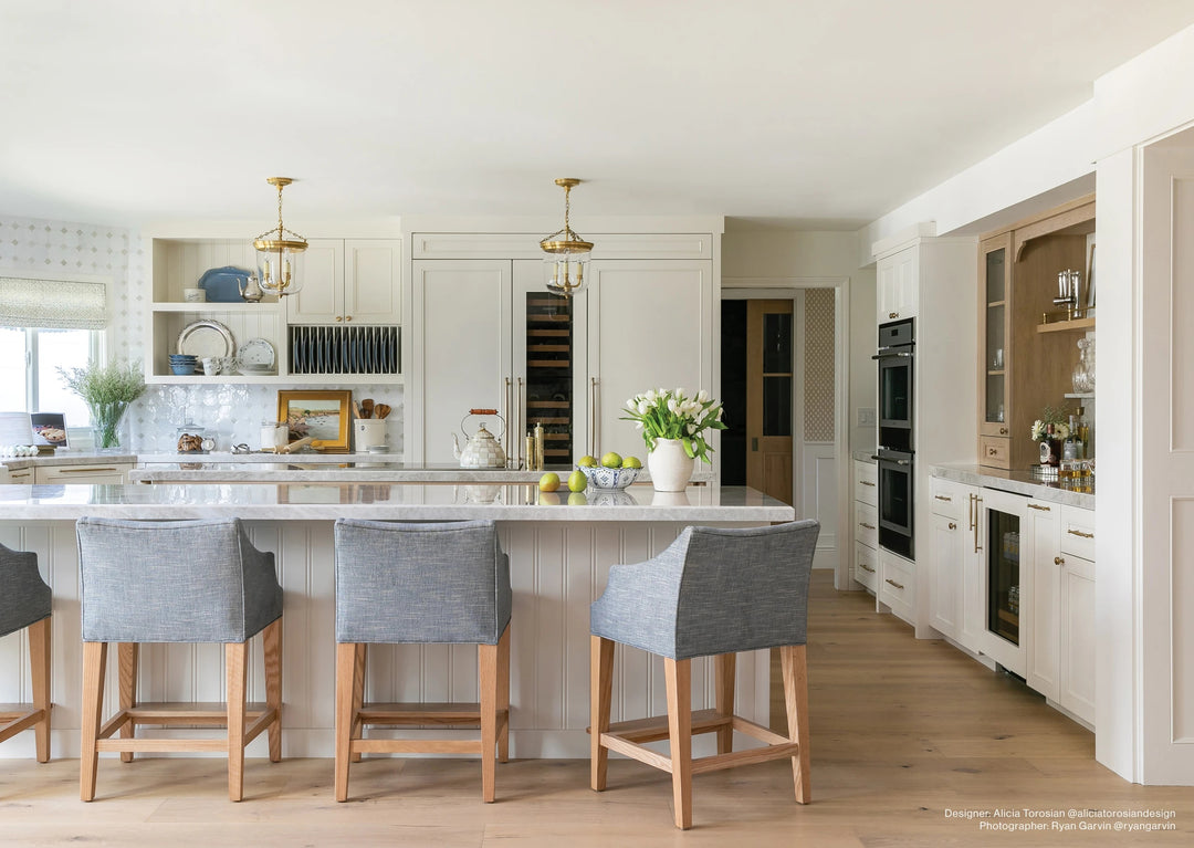 Laguna Naturale 9.5x87 engineered hardwood displayed with a smooth, neutral finish in a lifestyle setting.