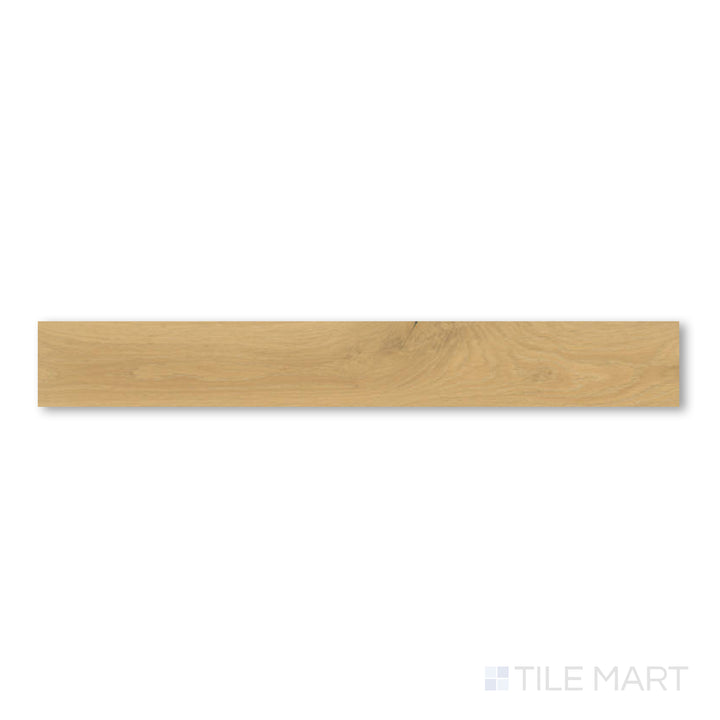 Top-down view of Newport Beach 7.5x75 engineered hardwood with a light sandy beige color and subtle wood texture, evoking a breezy coastal feel.