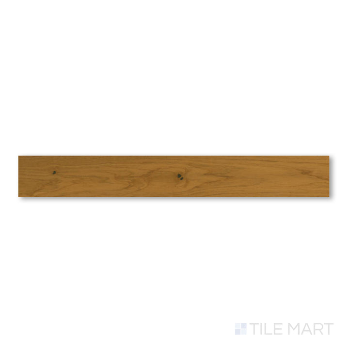 Flat-lay image of Newport Cove 7.5x75 engineered hardwood in a medium grey-brown tone with soft grain variation and a calm, modern aesthetic.