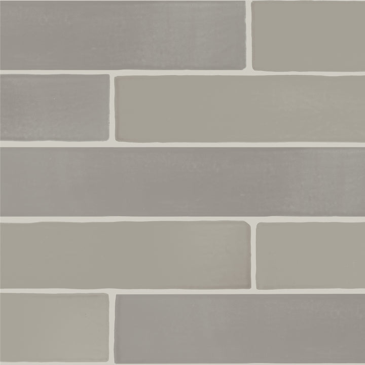 Farrier Ceramic Wall Tile 2.5X15 Dartmoor Grey Satin