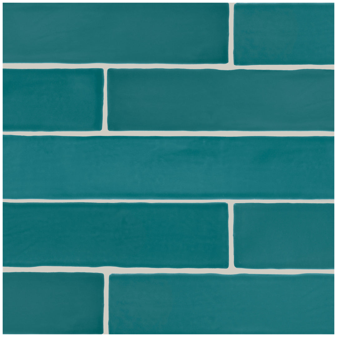 Farrier Ceramic Wall Tile 2.5X15 Blue Roan Satin