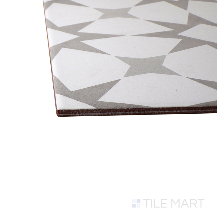 Memoir Ceramic Floor Tile 12X12 Cosmo Grey Matte