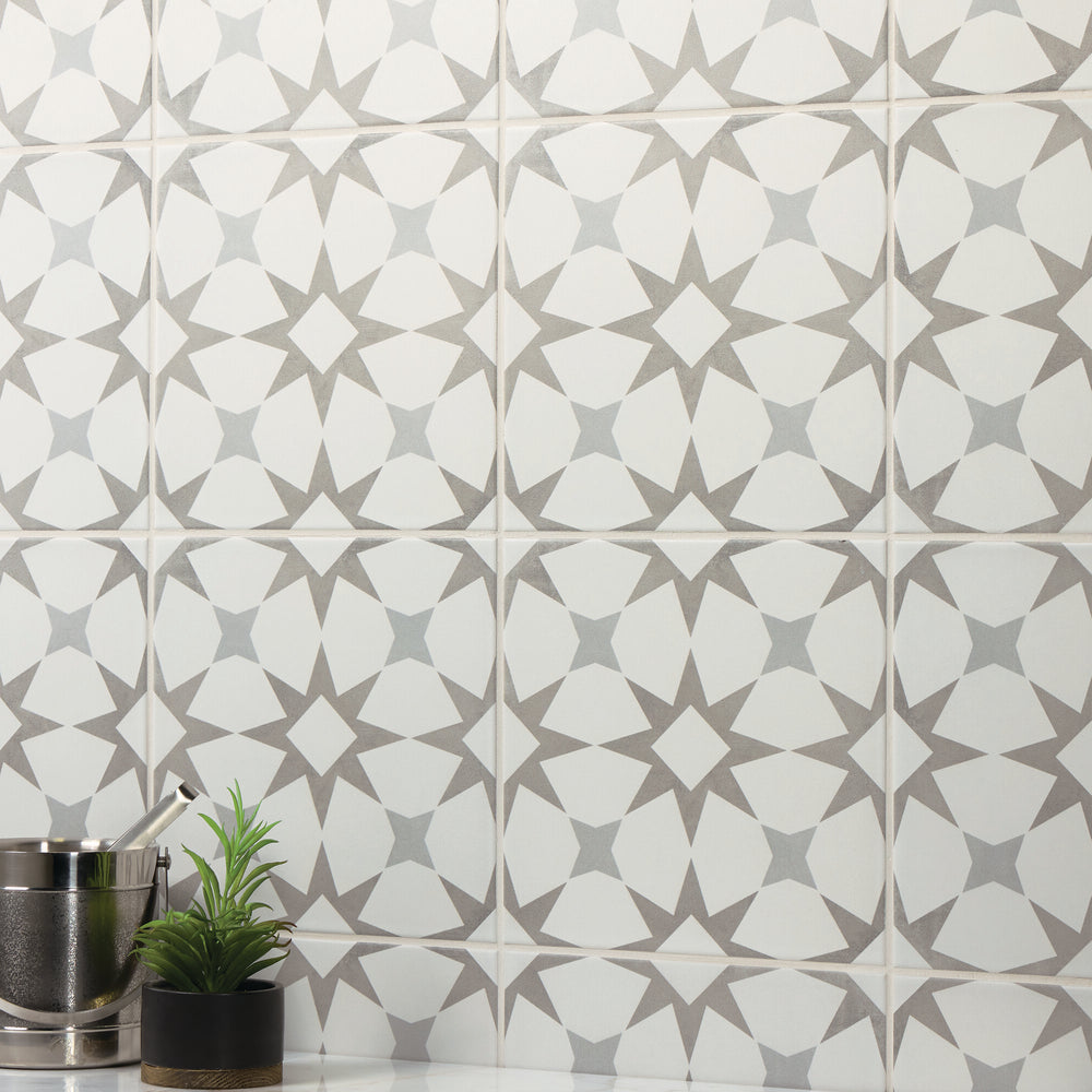 A balanced grey shade with a matte finish offers a contemporary look with understated charm.