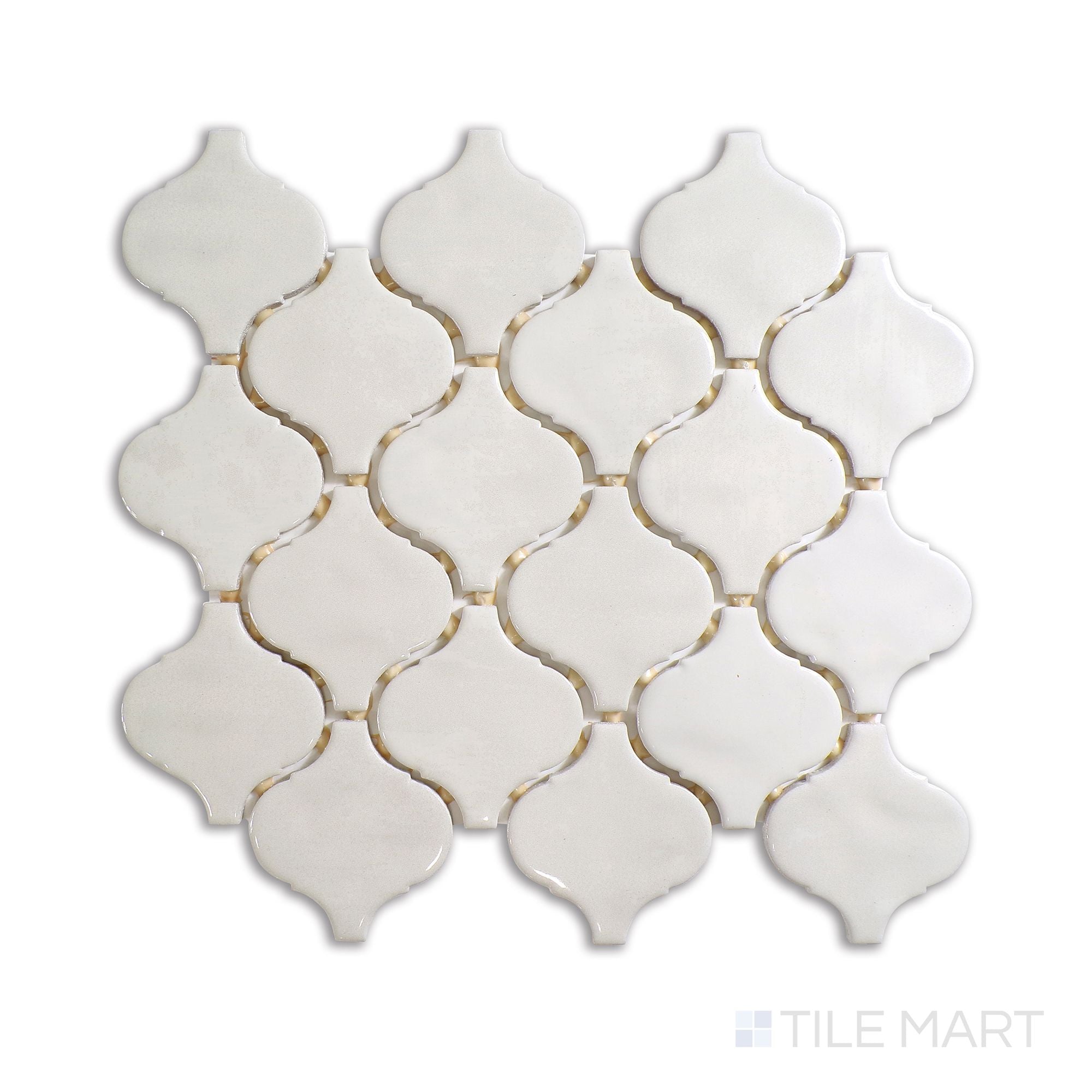 Mesmerist Spirit Arabesque Glossy Glazed Ceramic Mosaic – Tilemart