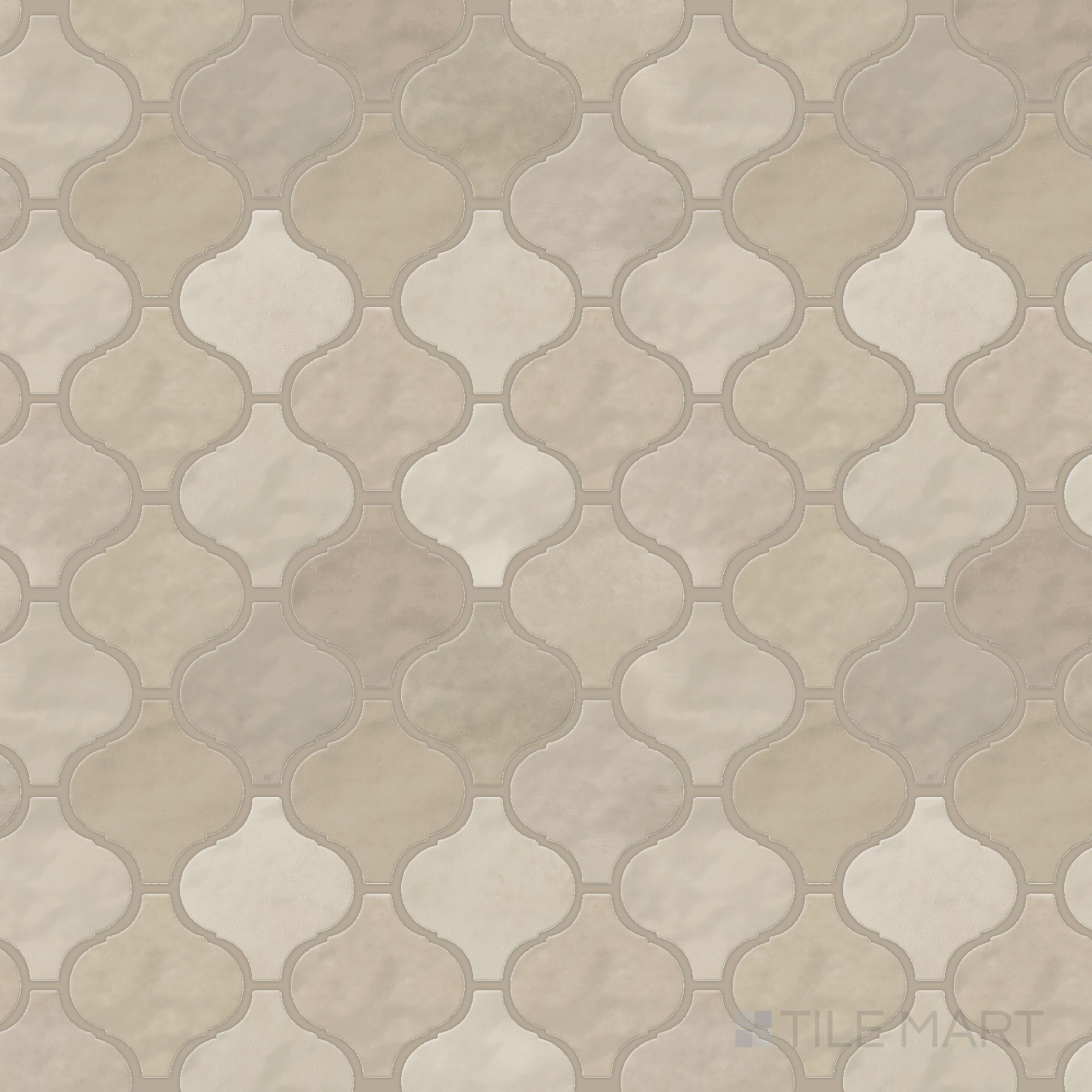 Mesmerist Trance Arabesque Glossy Glazed Ceramic Mosaic – Tilemart