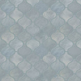Mesmerist Whimsy 3X3 Arabesque Glossy Glazed Ceramic Mosaic