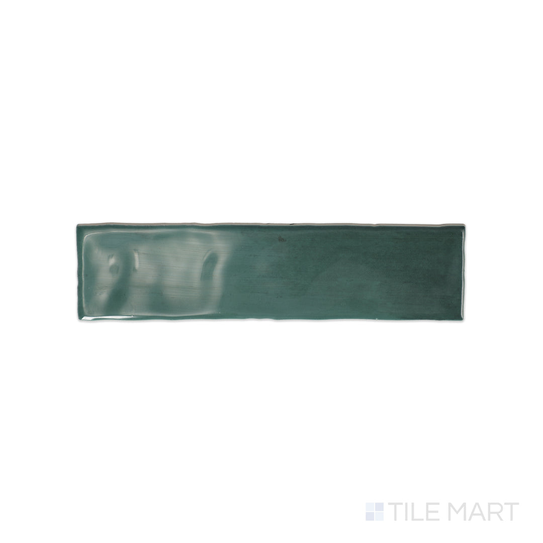 Captured from above, the Mesmerist Allure 3x12 glossy glazed ceramic tile showcases its radiant gloss and refined texture, bringing a luxurious touch to backsplashes and feature walls.