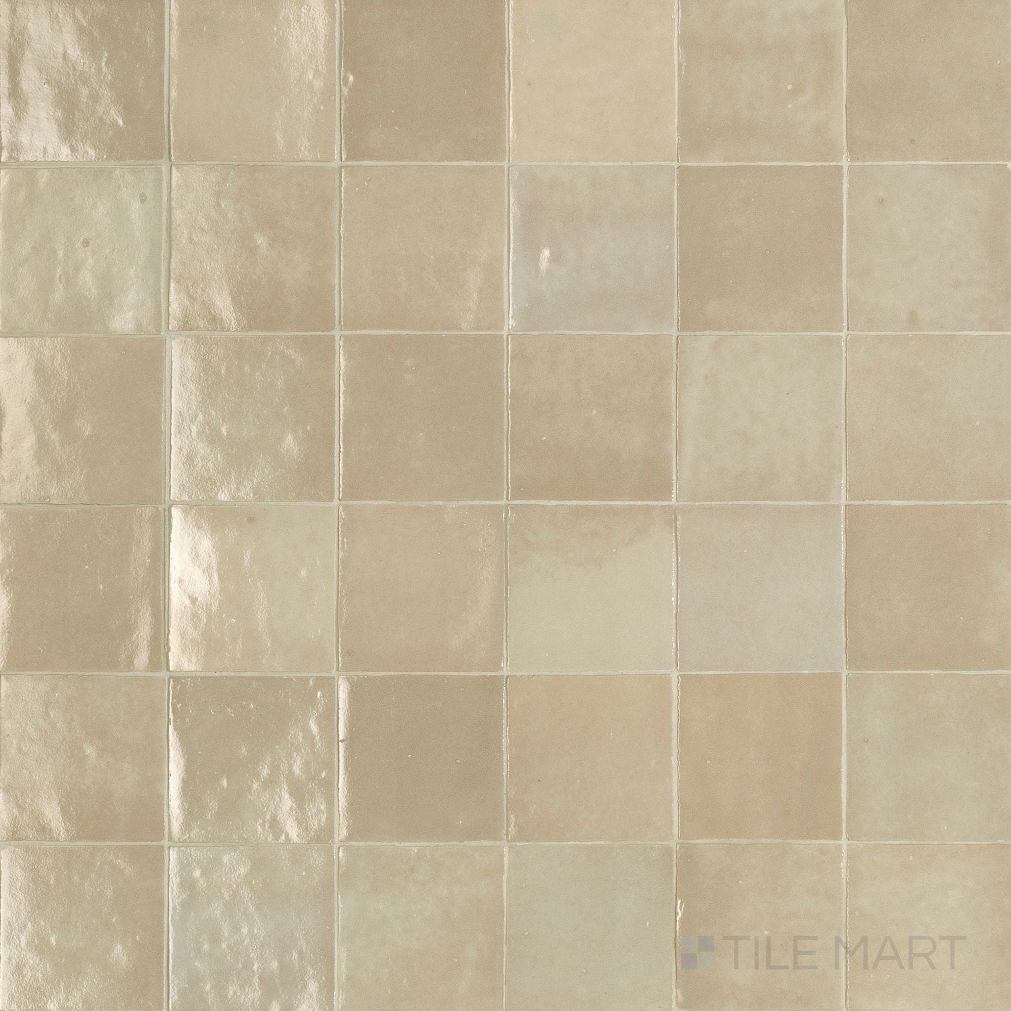 Zellige Neo Lana 4X4 Glossy Glazed Ceramic | Tilemart