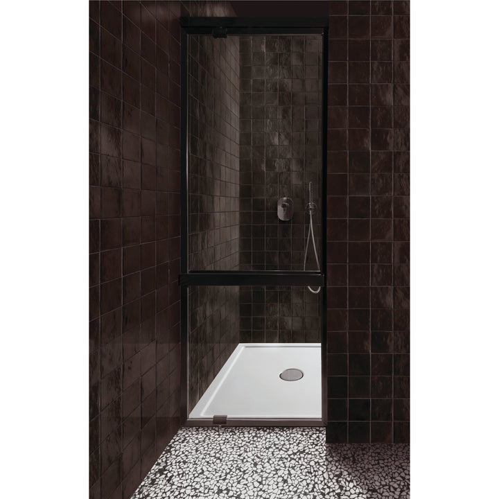 Zellige Neo Wall Tile 4X4 Carbone Glossy