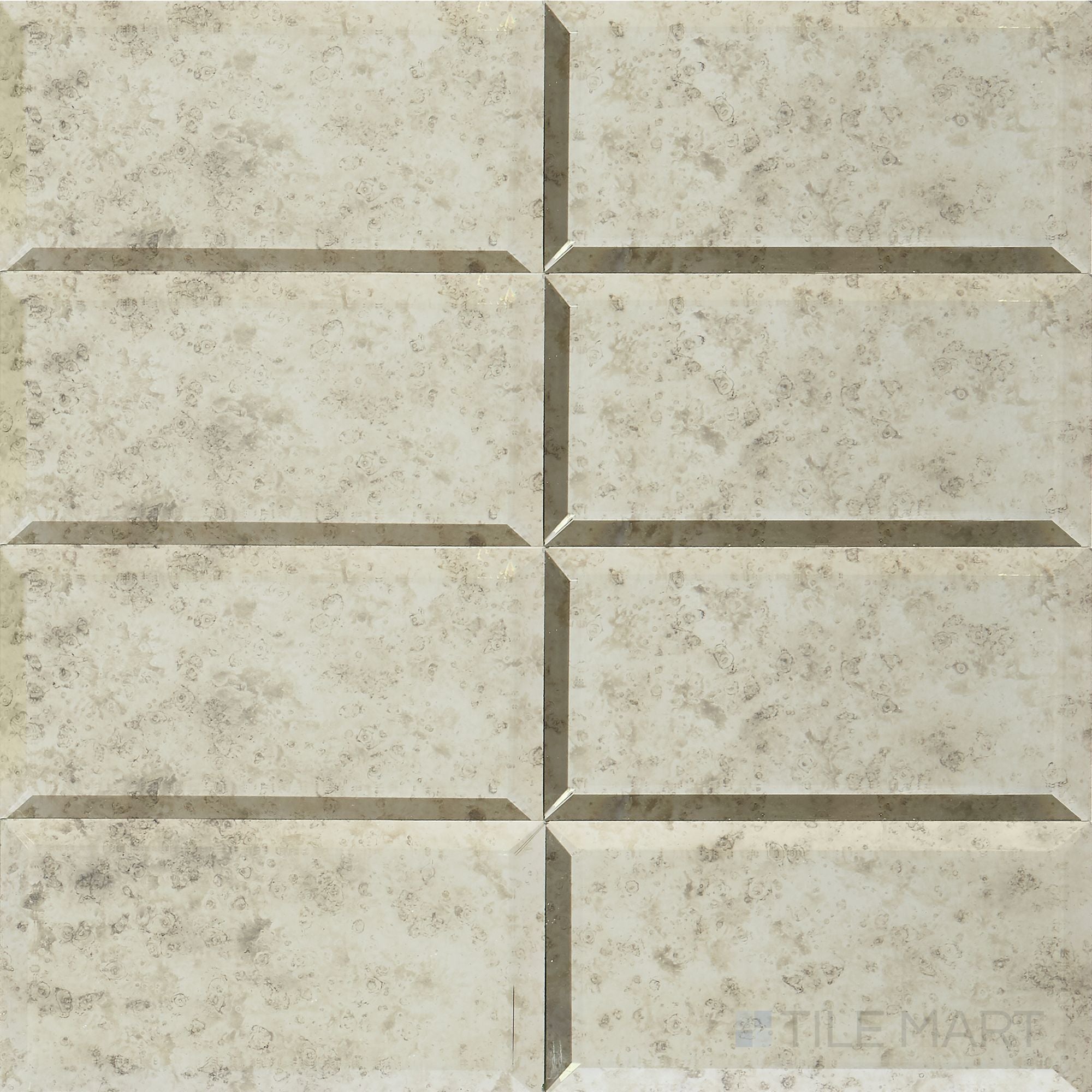 Lavaliere Antique Mirror 3X6 Bevel Polished Mosaic | Tilemart