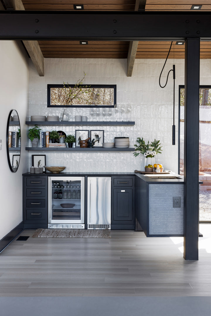 Remedy Elixir 2x10 glossy glazed porcelain tile is designed to make a statement, offering a sleek silhouette and eye-catching glazed finish.