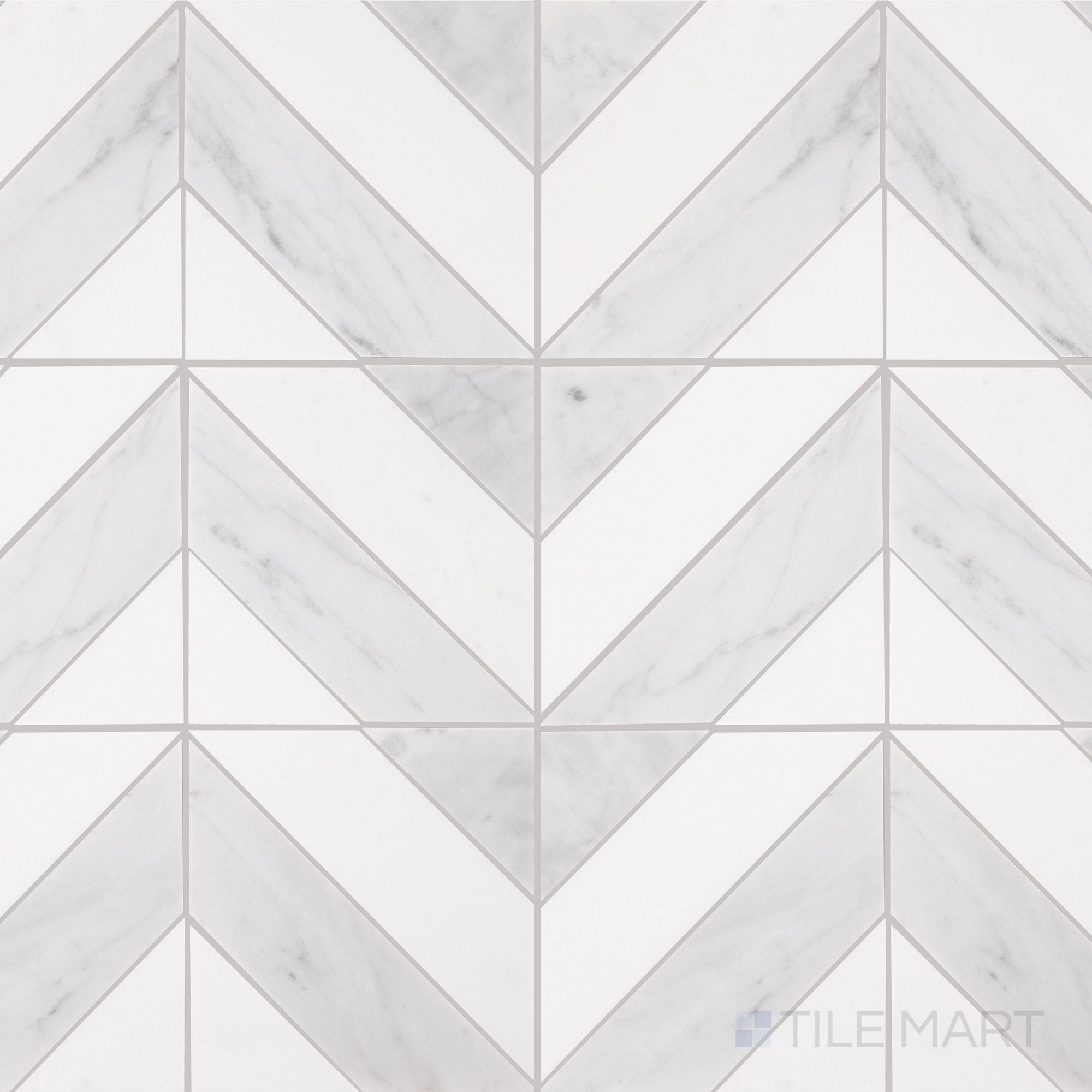 Perfit Mosaix Saran White & Thassos Dash Honed Mosaic – Tilemart